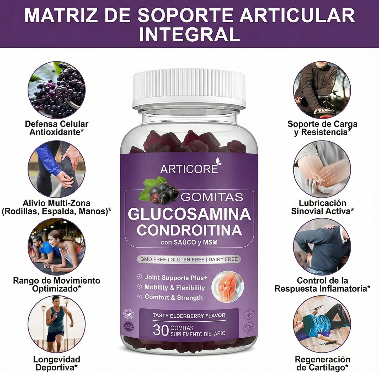 ARTICORE™ | Gomitas para el Alivio de Articulaciones y Rodillas