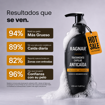 RAGNAR® - Tratamiento Profesional Activador de Raices Capilares