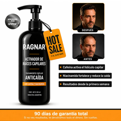 RAGNAR® - Tratamiento Profesional Activador de Raices Capilares